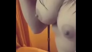 Hot indian girl pressing boobs