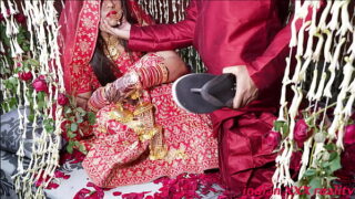 Indian Telugu honeymoon with fucking virgin ass bhabhi